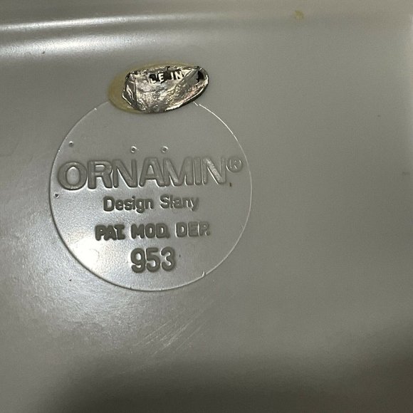 Vtg Ornamin Black White Serving Platter Tray With Sections Relish, Charcuterie - Picture 5 of 5